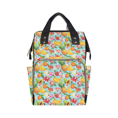 Tropical Fruits Pattern Print Design TF01 Diaper Bag Backpack
