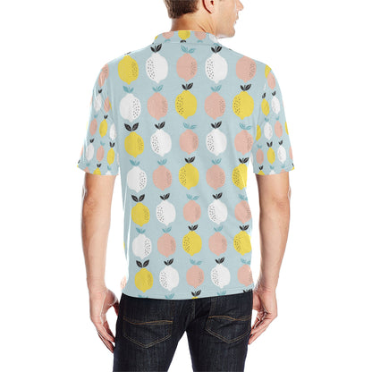 Citrus  Pattern Print Design 03 Men Polo Shirt