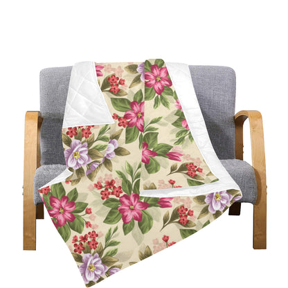 Summer Floral Pattern Print Design SF08 Premium Quilt