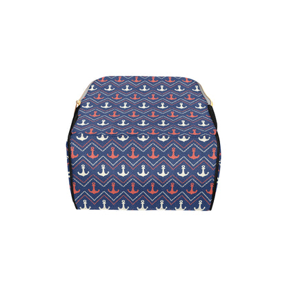 Anchor Pattern Print Design 07 Diaper Bag Backpack
