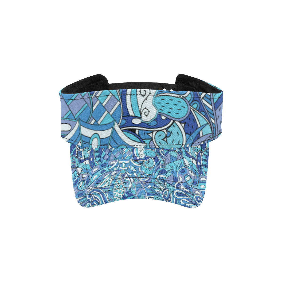 Funky Retro Pattern Print Design A02 Unisex Sun Visor