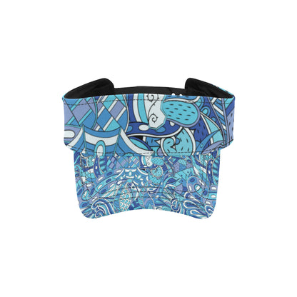 Funky Retro Pattern Print Design A02 Unisex Sun Visor