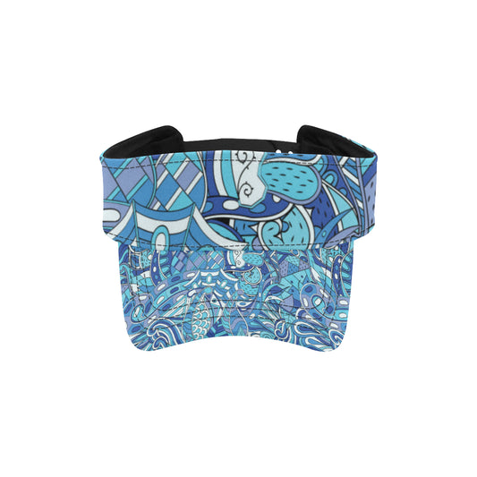 Funky Retro Pattern Print Design A02 Unisex Sun Visor