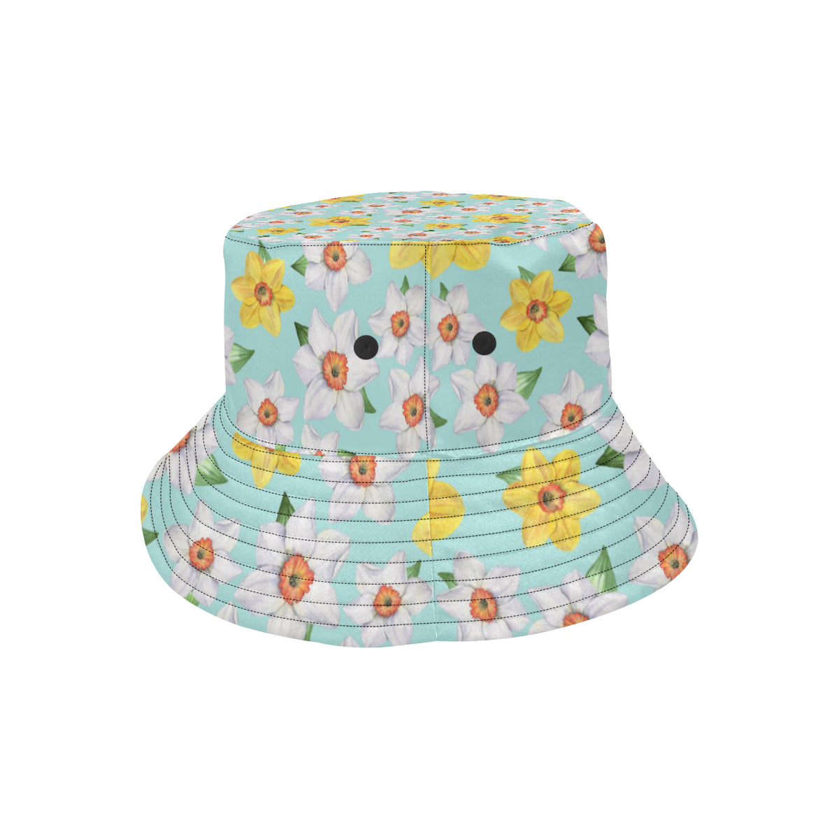 Daffodils Pattern Print Design DF07 Unisex Bucket Hat