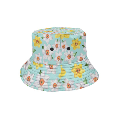 Daffodils Pattern Print Design DF07 Unisex Bucket Hat