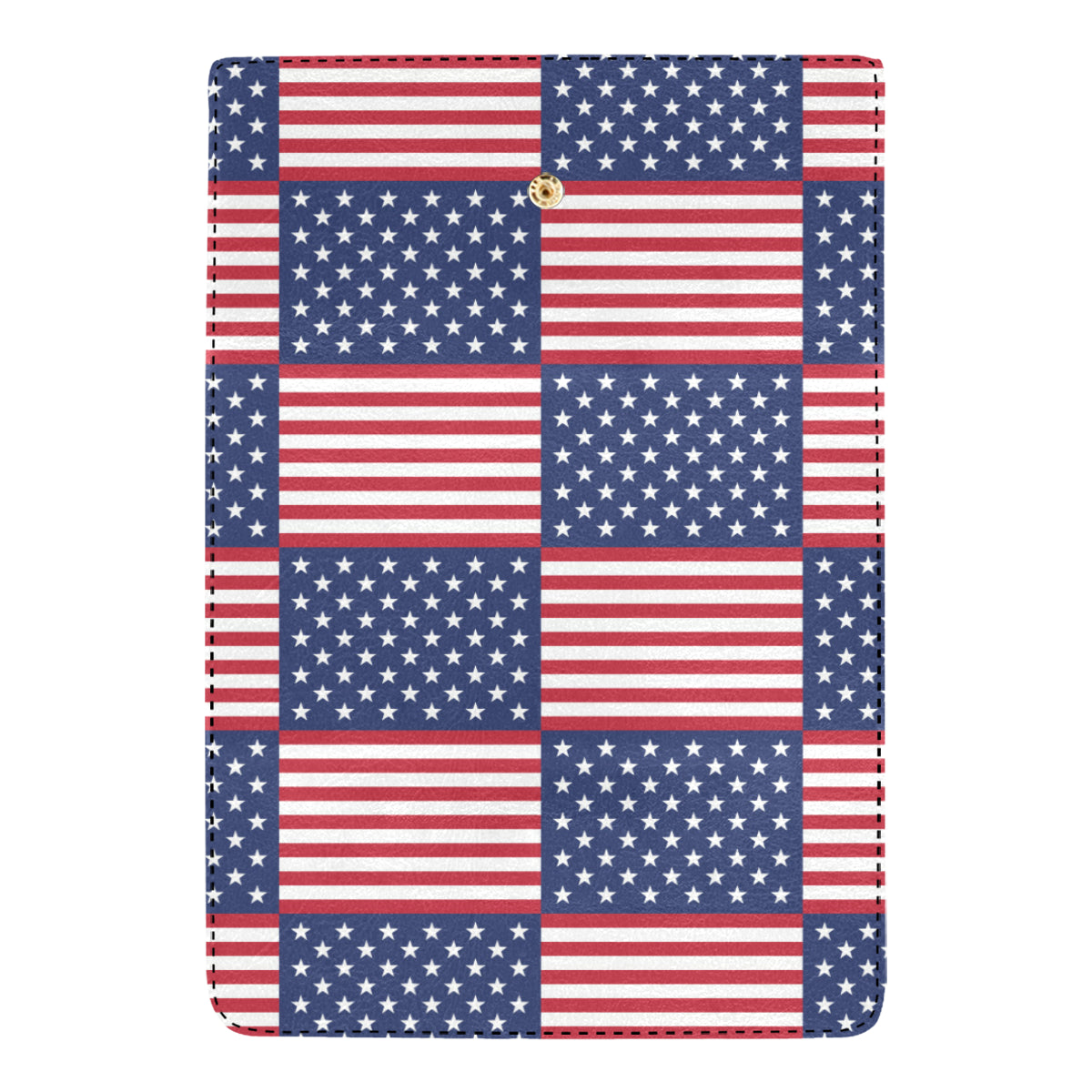 Patriotic US Flag Pattern Print Design A03 Women's Trifold Wallet