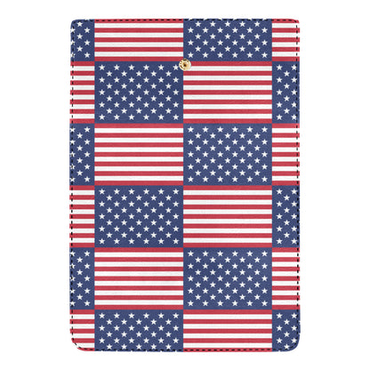 Patriotic US Flag Pattern Print Design A03 Women's Trifold Wallet