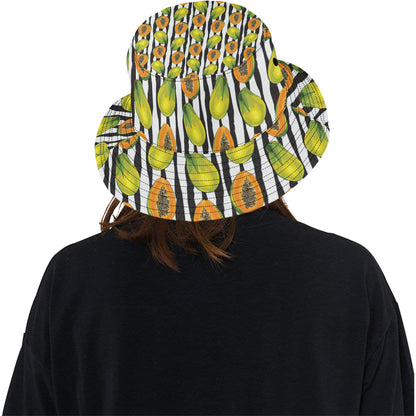 Papaya Pattern Print Design PP01 Unisex Bucket Hat