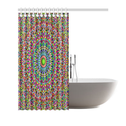 Bohemian Colorful Style Print Shower Curtain