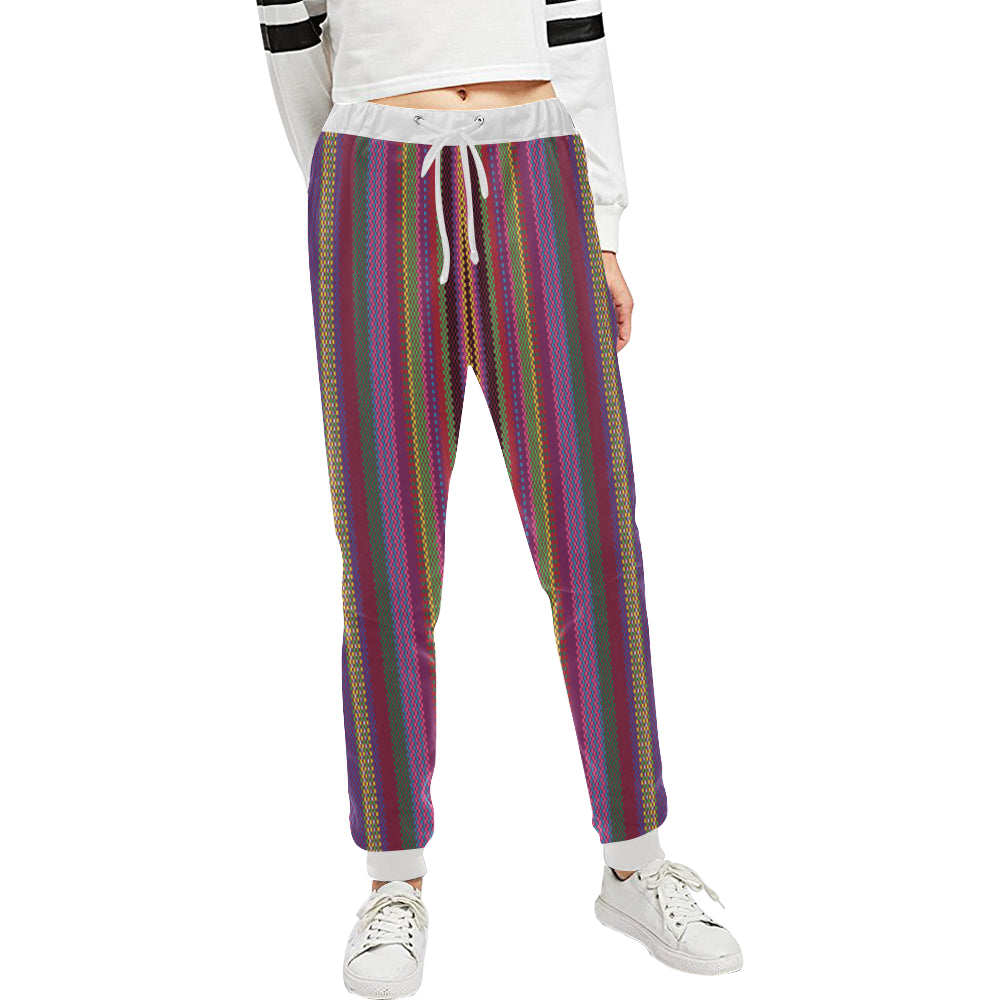 Serape Stripe Print Unisex Sweatpants