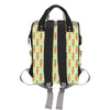 Carrot Pattern Print Design 02 Diaper Bag Backpack