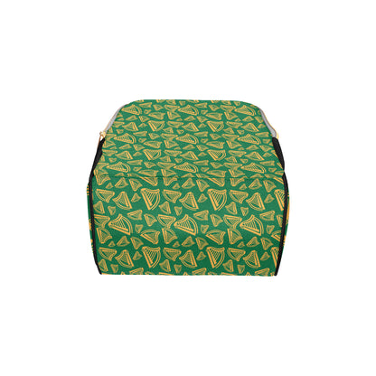 Harp Pattern Print Design 03 Diaper Bag Backpack