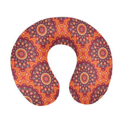 Bohemian Pattern Print Design 04 U-Shaped Travel Neck Pillow