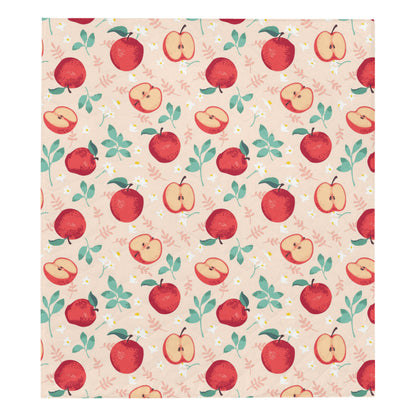 Apple Pattern Print Design AP06 Premium Quilt