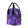 Celestial Purple Blue Galaxy Insulated Lunch Bag