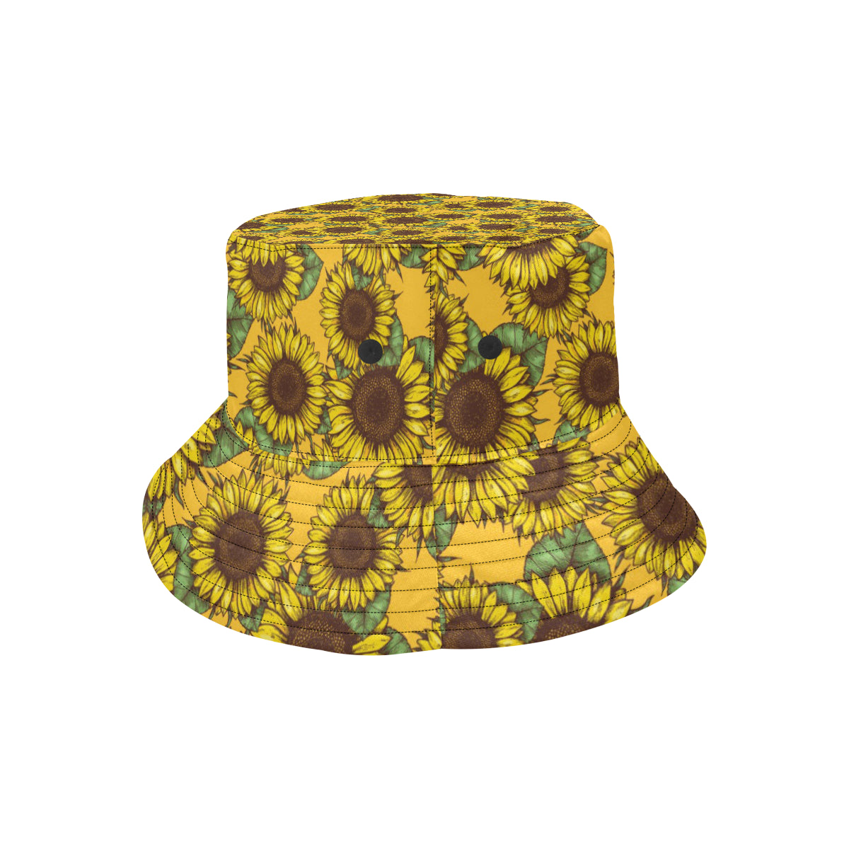 Sunflower Pattern Print Design SF04 Unisex Bucket Hat
