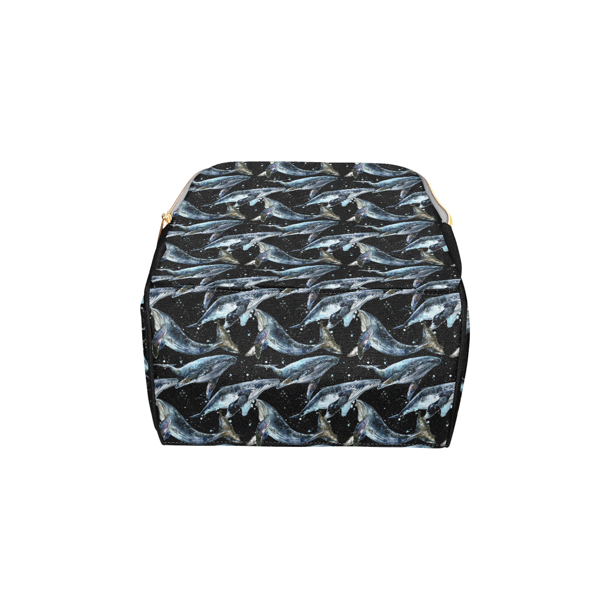 Humpback Whale Pattern Print Design 01 Diaper Bag Backpack