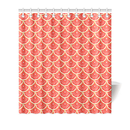 Grapefruit Pattern Print Design GF07 Shower Curtain