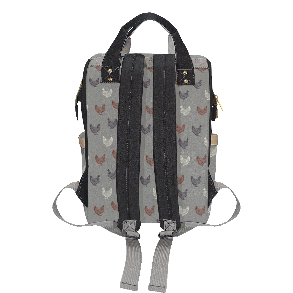 Chicken Pattern Print Design 01 Diaper Bag Backpack