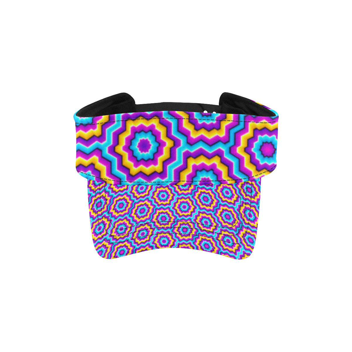 Optical illusion Techno Movement Unisex Sun Visor