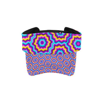 Optical illusion Techno Movement Unisex Sun Visor