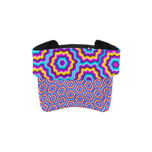 Optical illusion Techno Movement Unisex Sun Visor