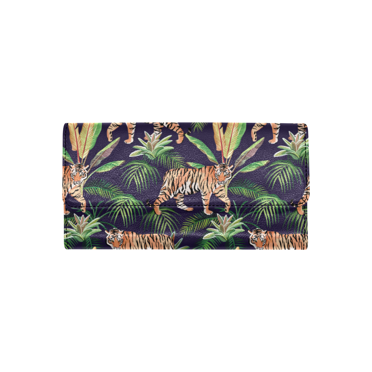 Tiger Jungle Women's Trifold Wallet