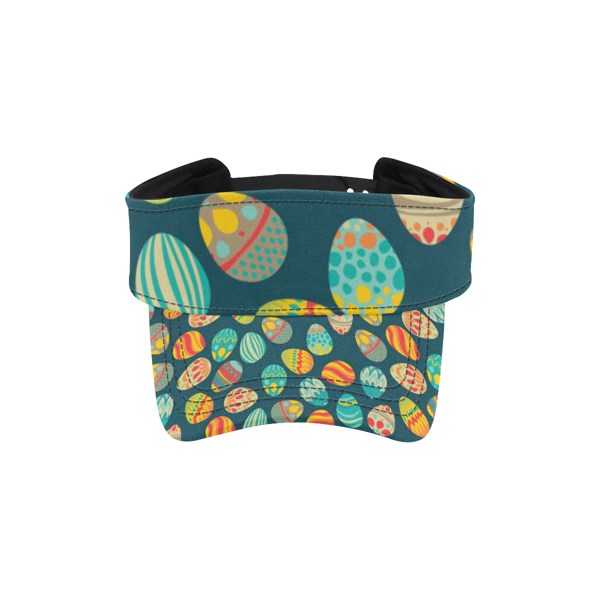 Easter Eggs Pattern Print Design RB09 Unisex Sun Visor