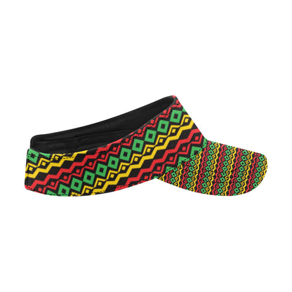 Rasta Reggae Color Themed Unisex Sun Visor