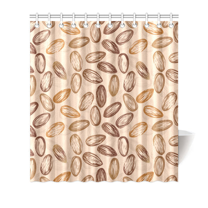 Almond Pattern Print Design 02 Shower Curtain