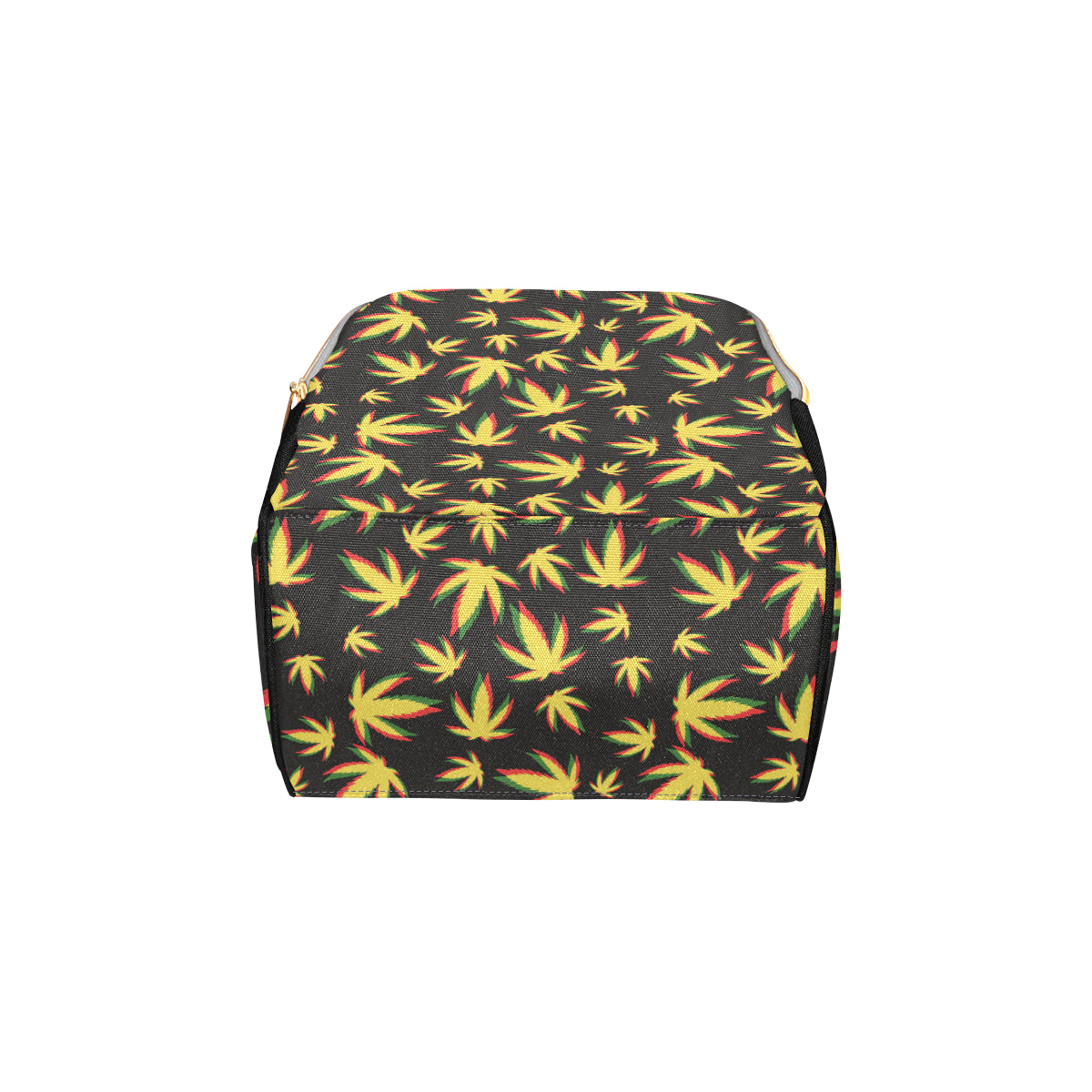Pot Leaf Pattern Print Design A02 Diaper Bag Backpack
