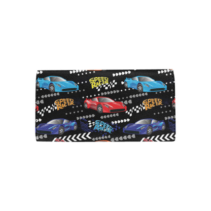 Racing Pattern Print Design A05 Women's Trifold Wallet