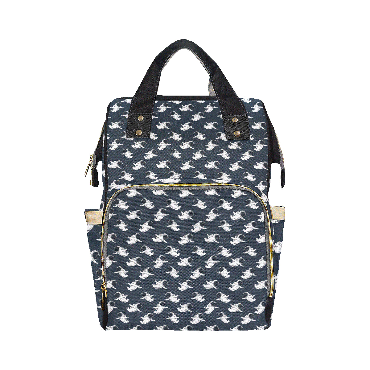 Astronaut Pattern Print Design 02 Diaper Bag Backpack