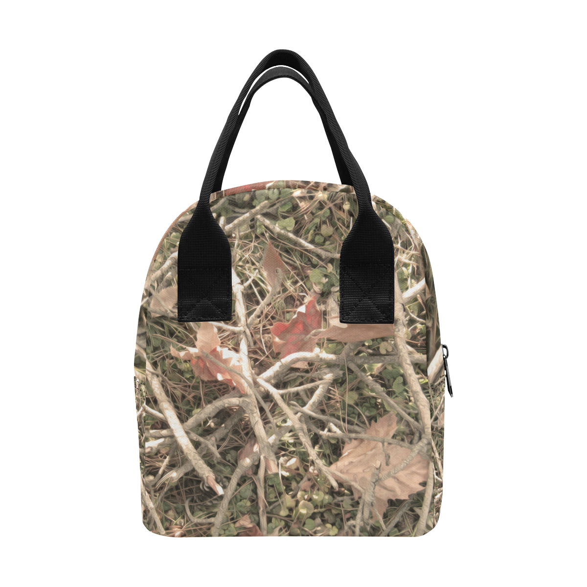 Camouflage Realistic Tree Authumn Print Insulated Lunch Bag