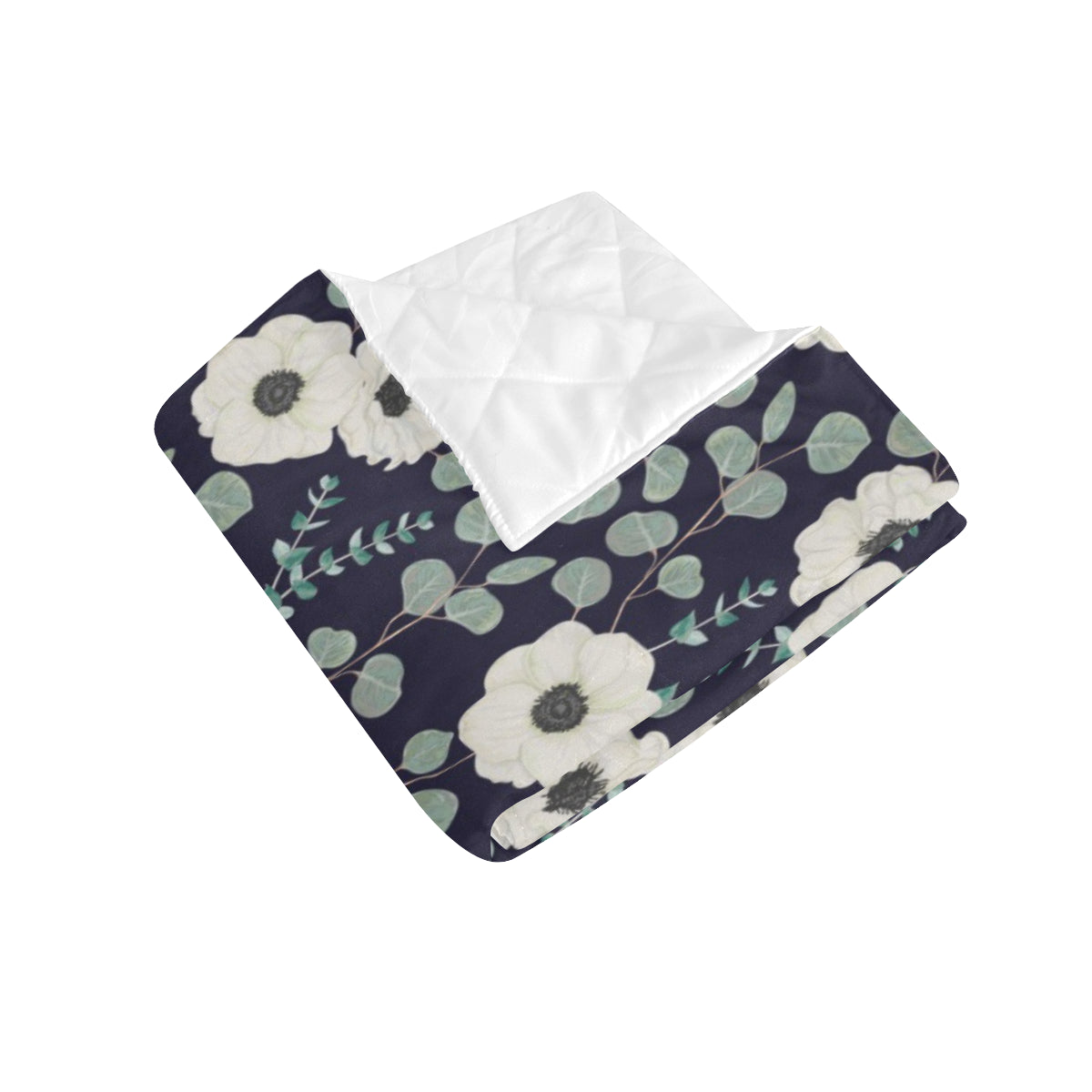 Anemone Pattern Print Design AM01 Premium Quilt