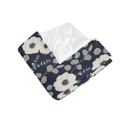 Anemone Pattern Print Design AM01 Premium Quilt