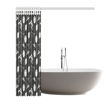Space Astronauts Print Shower Curtain
