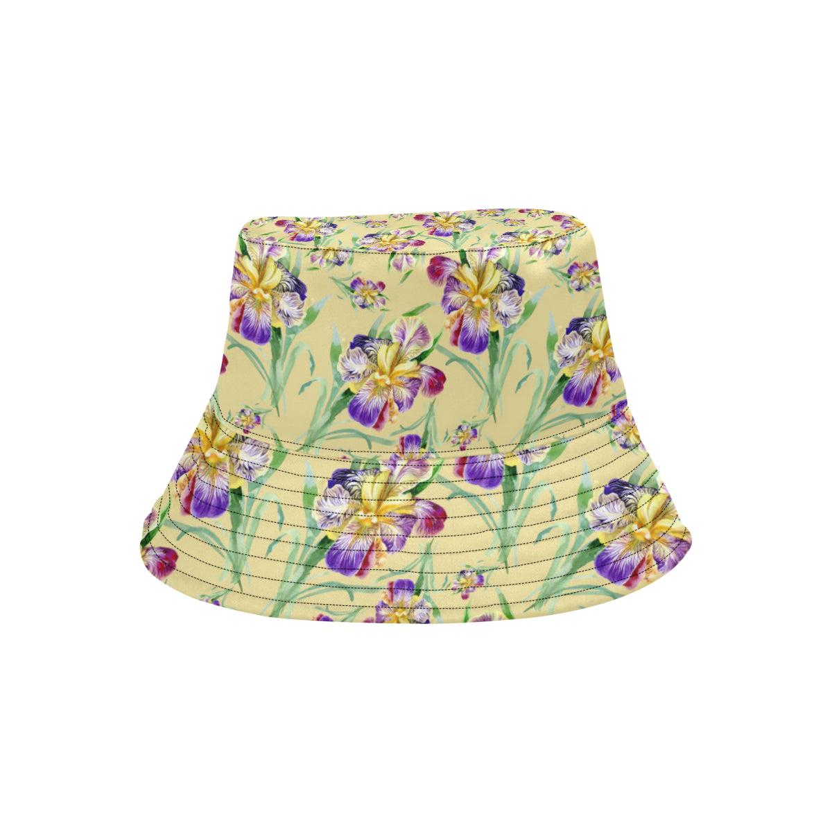 Iris Pattern Print Design IR06 Unisex Bucket Hat