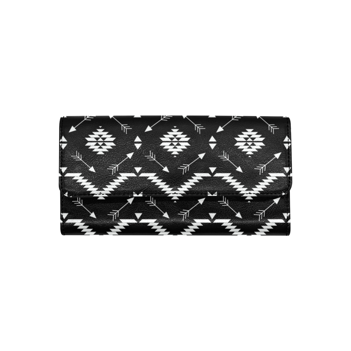 Native Pattern Print Design A04 Women's Trifold Wallet