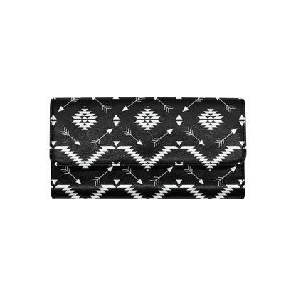 Native Pattern Print Design A04 Women's Trifold Wallet