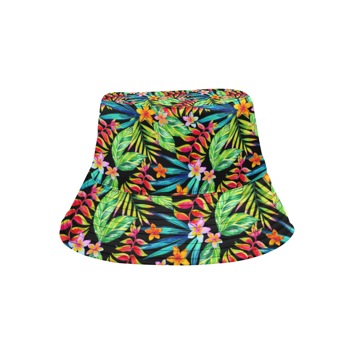 Heliconia Pattern Print Design HL09 Unisex Bucket Hat