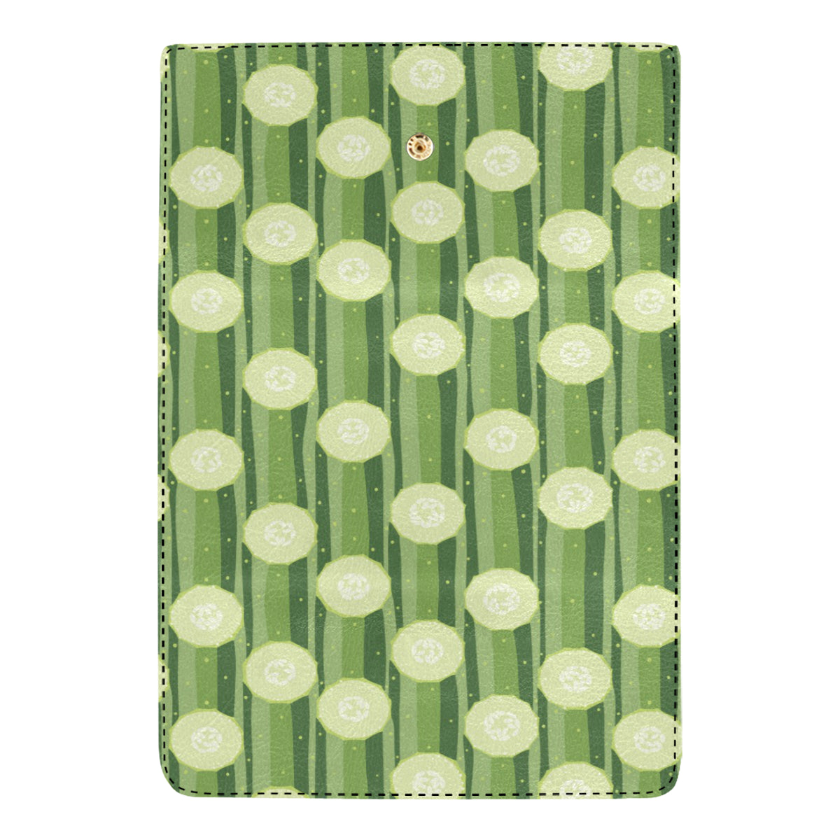 Cucumber Pattern Print Design CC03 Women's Trifold Wallet
