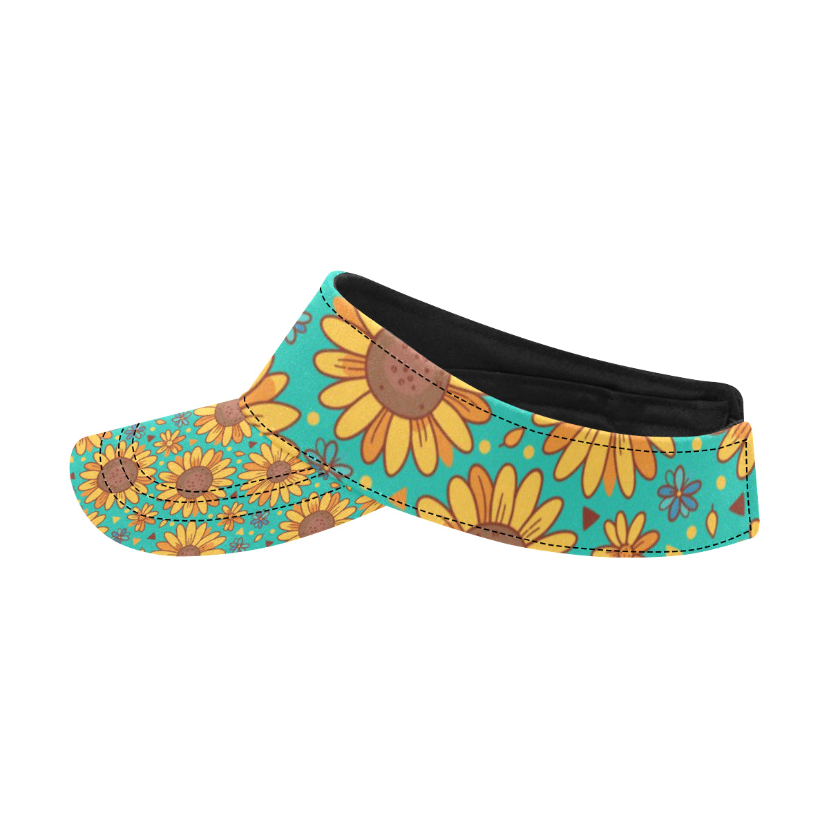 Sunflower Pattern Print Design SF013 Unisex Sun Visor