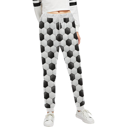 Soccer Ball Texture Print Pattern Unisex Sweatpants
