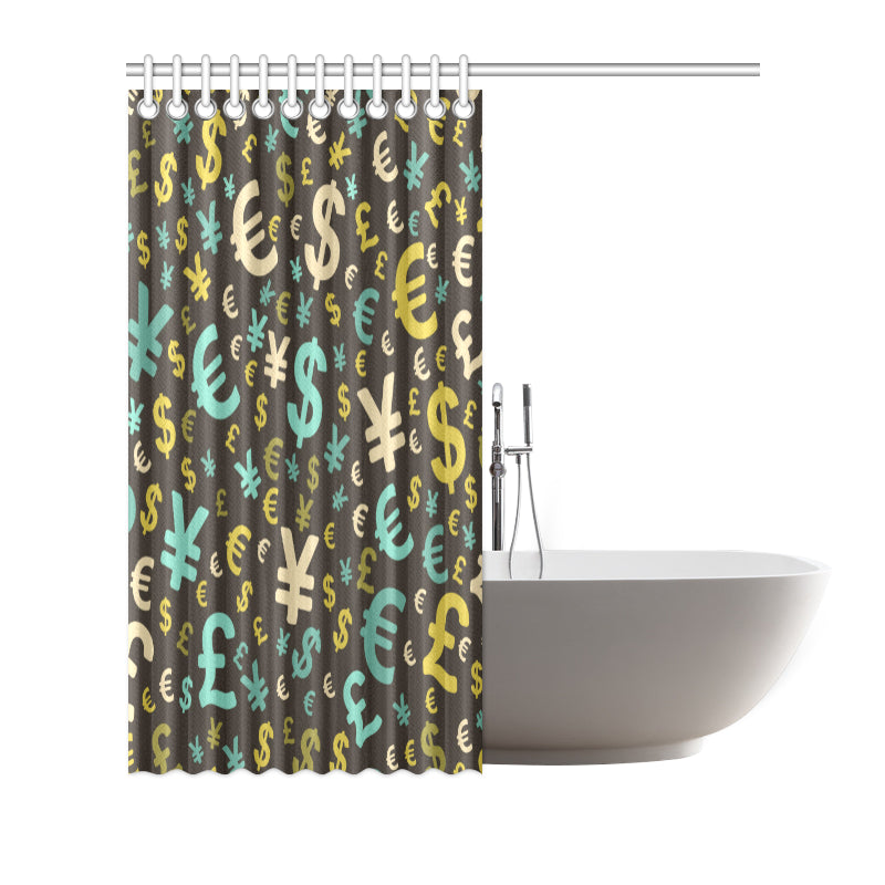 Money Pattern Print Design 01 Shower Curtain