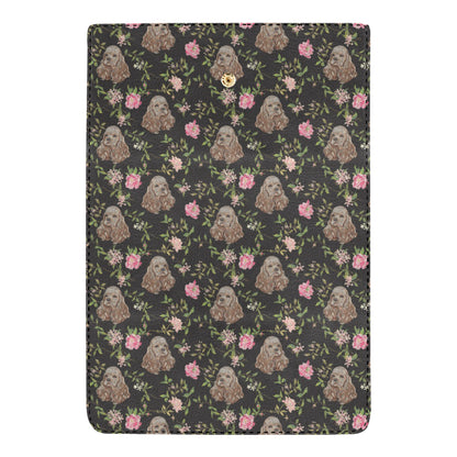 Cocker Pattern Print Design 03 Women's Trifold Wallet