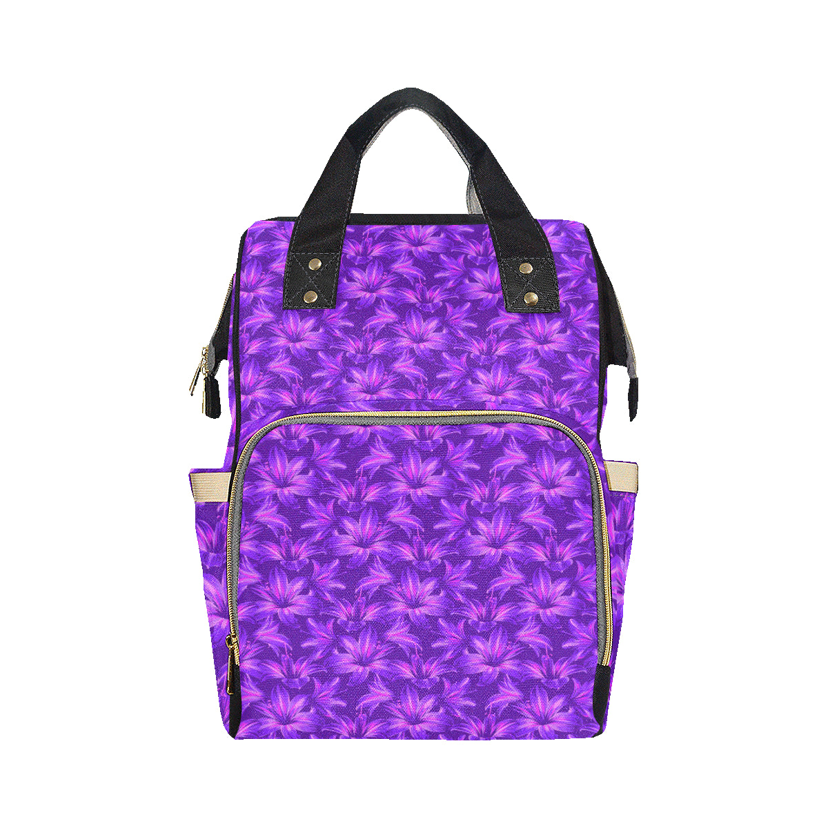 Amaryllis Pattern Print Design AL03 Diaper Bag Backpack