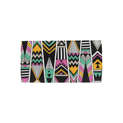 Tribal Aztec Triangle Women's Trifold Wallet