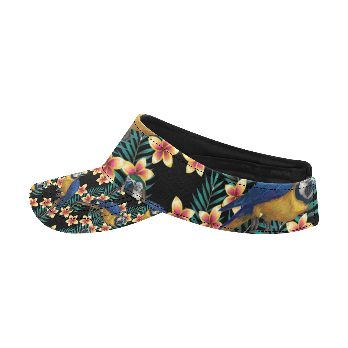 Macaw Pattern Print Design 01 Unisex Sun Visor