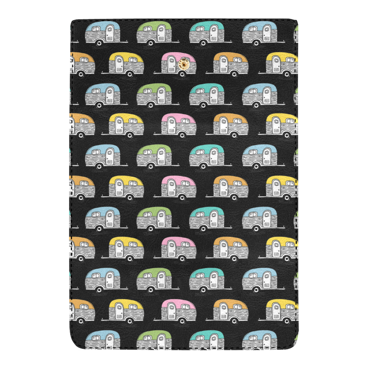 Camper Pattern Camping Themed No 2 Print Women's Trifold Wallet